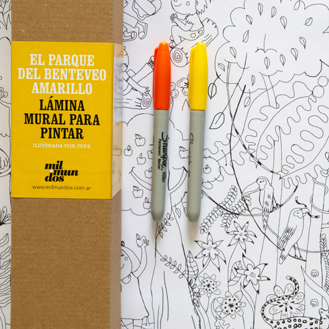 Lamina "mil mundos" el parque del benteveo amarillo