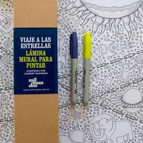 Lamina "mil mundos" viaje a las estrellas