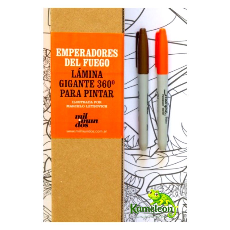LAMINA MIL MUNDOS EMPERADORES DEL FUEGO LAMINA 360