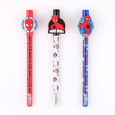Lapicera boligrafos borrable spider man