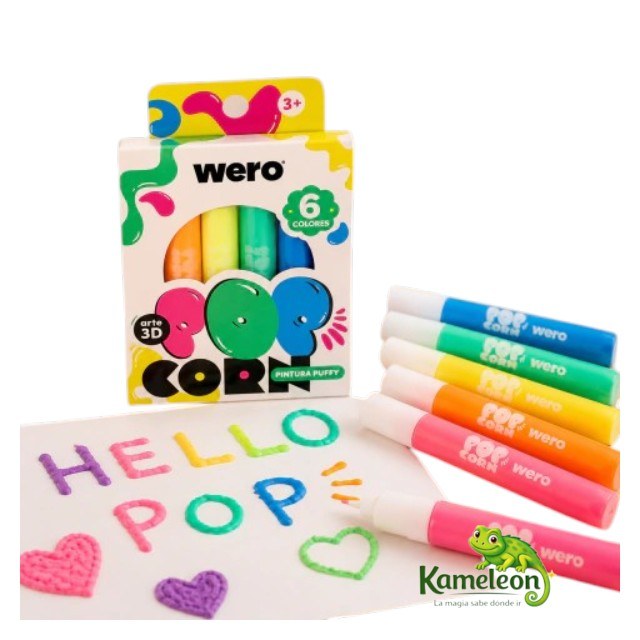 Pintura wero puffy pop corn