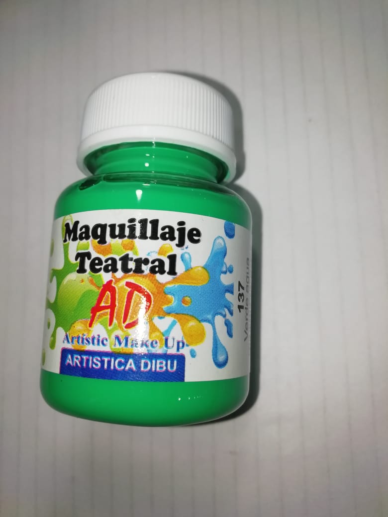 Maquillaje teatral 137- verde agua x 40ml