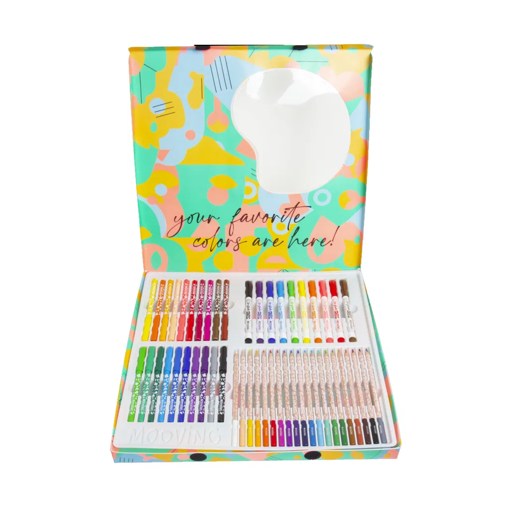 Set mooving marcadores coloring x 50