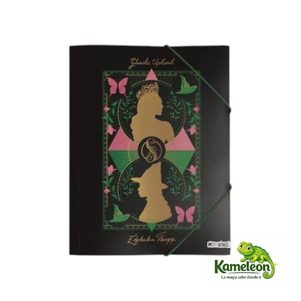 Carpeta 3 solapas con elastico oficio wicked