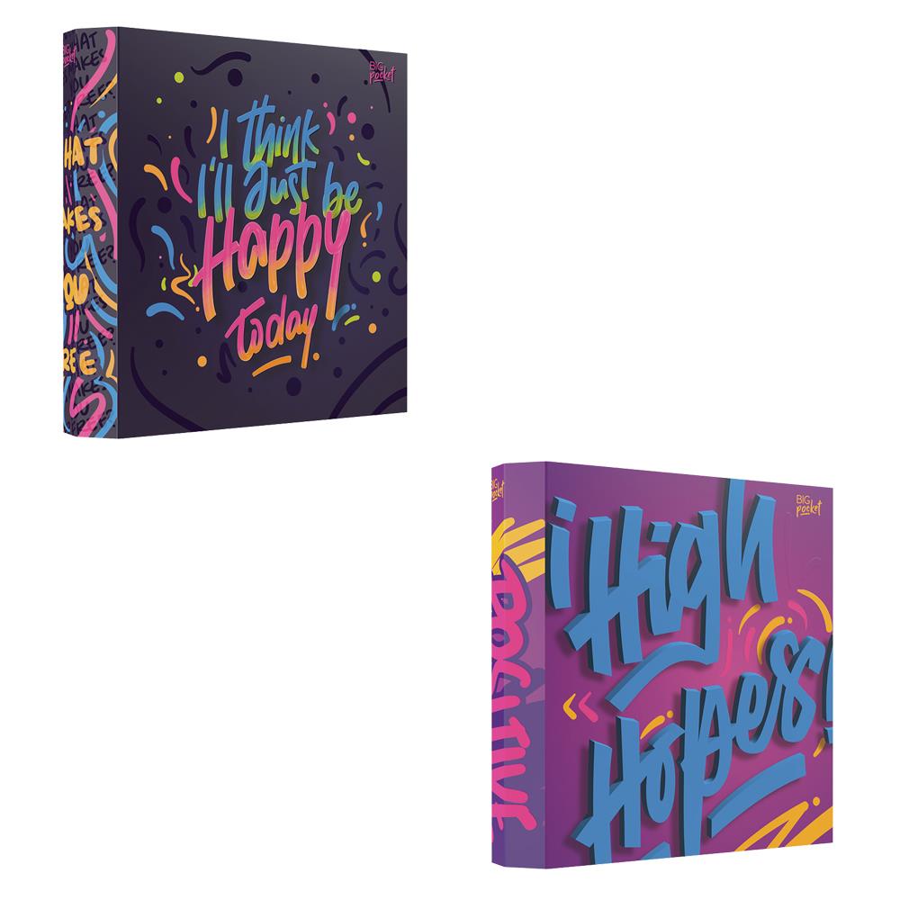 Carpeta big pocket numero 3 linea fluo