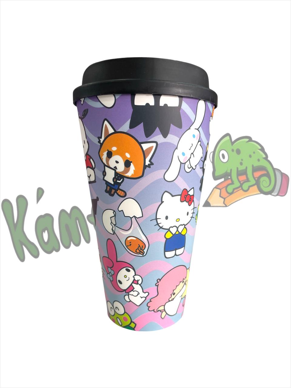Vaso plastico kuromi: sanrio personajes
