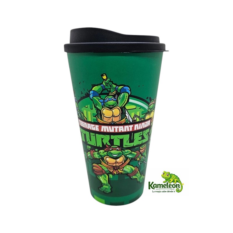 Vaso plastico tortugas nnjas