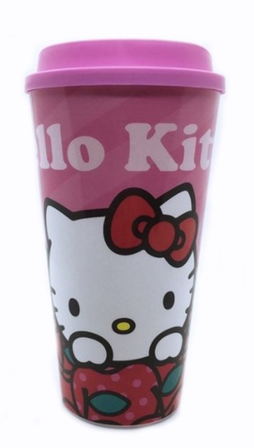 Vaso plastico hello kitty