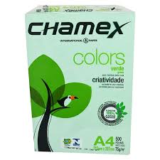 Resma a 4 verde x  500hs 75g