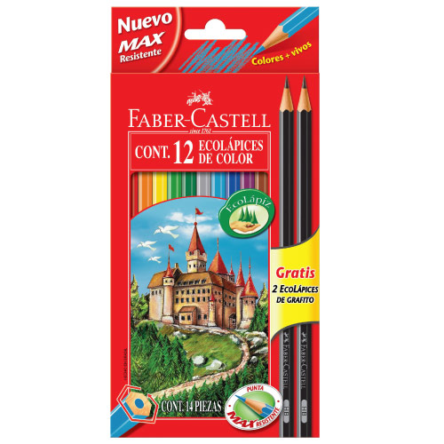 Lapices faber castel ecolapices x12 colores