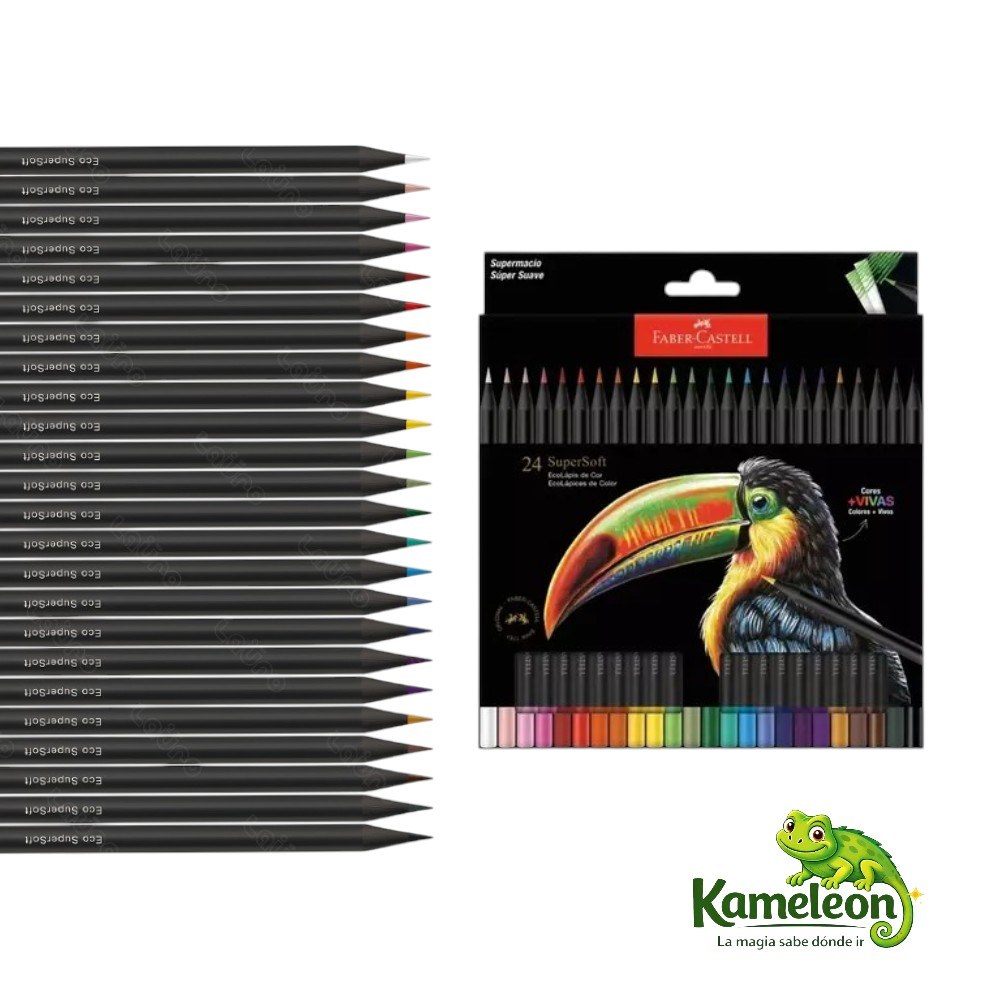 Lapiz faber castell ecolap supersoft x 24
