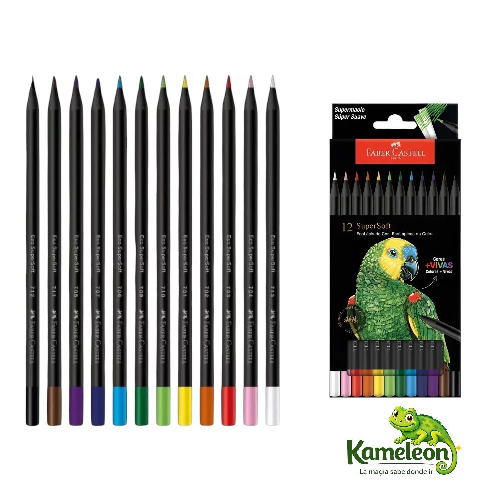 Lapiz faber castell ecolap supersoft x 12