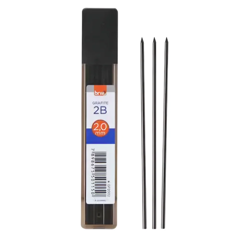 Repuesto lapiz mecanico brw mina 2b 2 mm