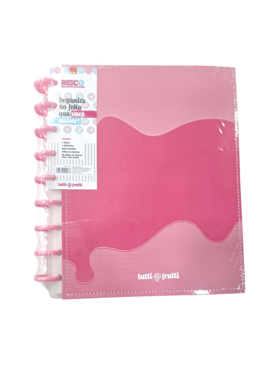 Cuaderno brw universitario de disco tutti frutti 28 x 21,5 80h.