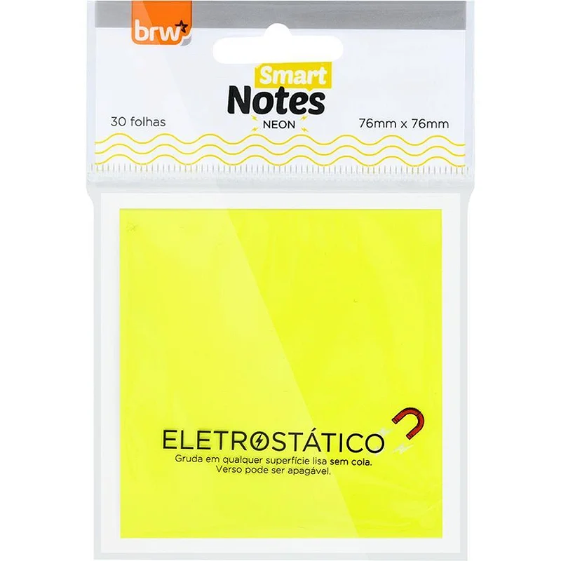 Notas electroestaticas brw 76x76 neon