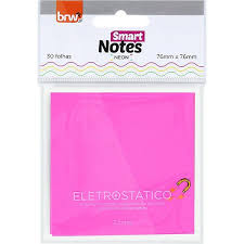Notas electroestaticas brw 76x76 neon 