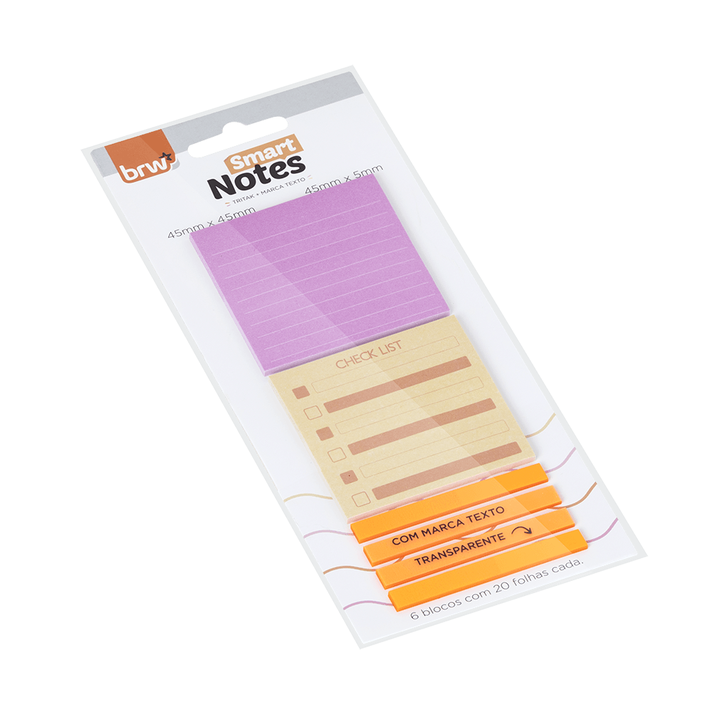 Notas autoadhesivas brw tritak+marca texto