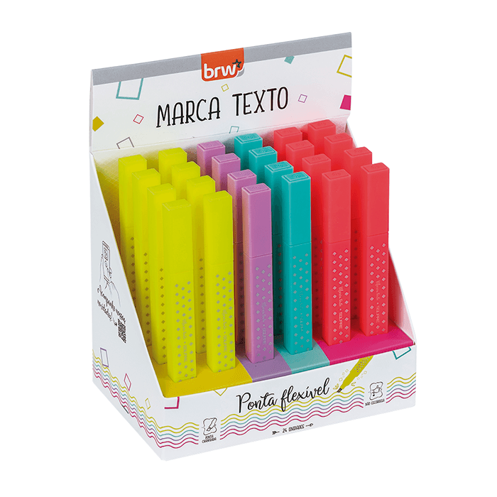 Resaltador brw punta flexible 