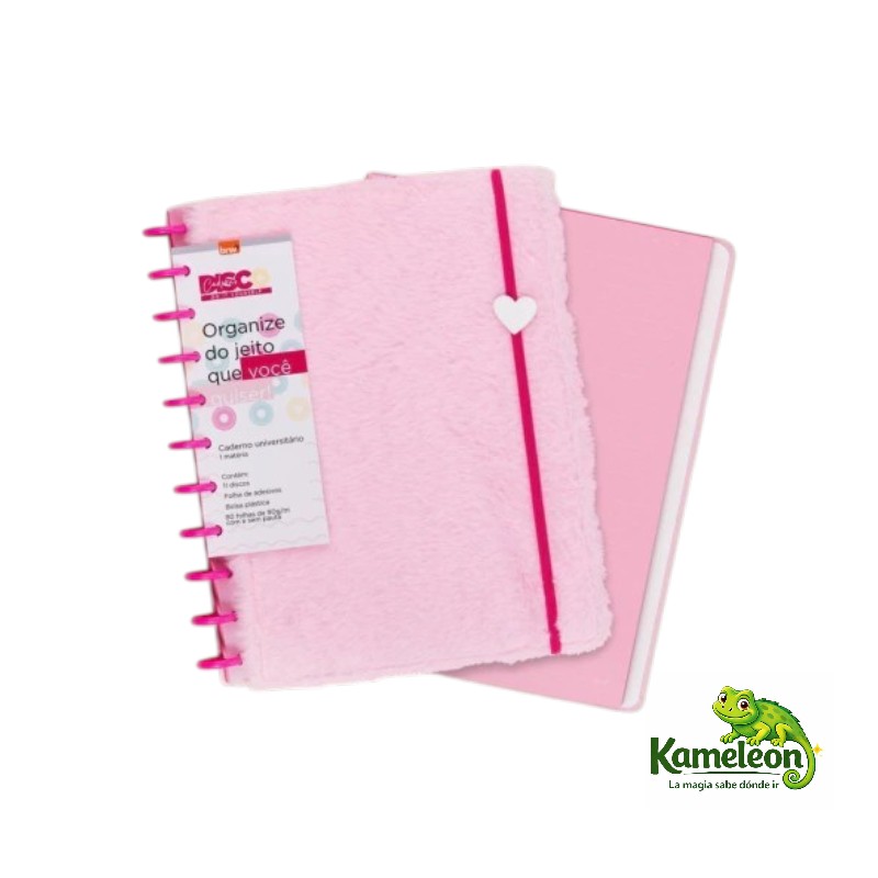 Cuaderno brw universitario de disco s2 peluche 28 x 21,5 80h.