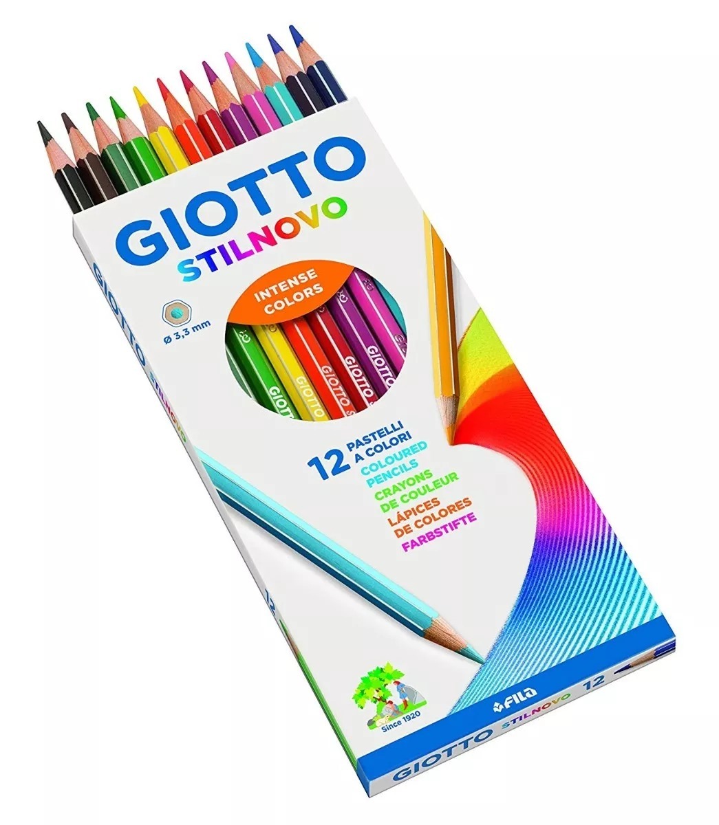 Lapices giotto stilnovo x12 colores