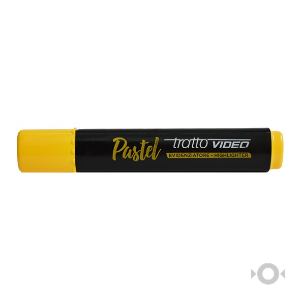 Resaltador tratto video chato pastel mandarina