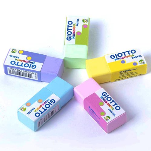 Goma giotto mini pastel 