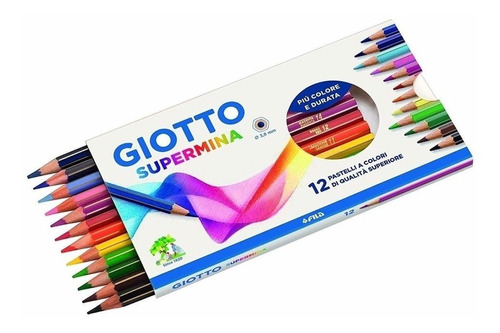 Lapices de colores giotto supermina x 12 l.