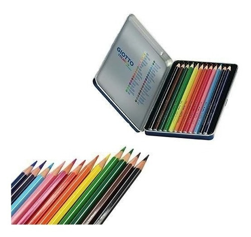 Lapiz color giotto stilonovo acuarelable lata x 12 largo