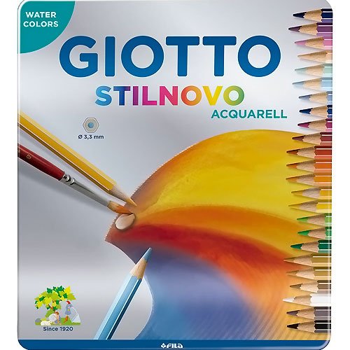 Lapiz giotto stilonovo aquarelable 24 colores en lata