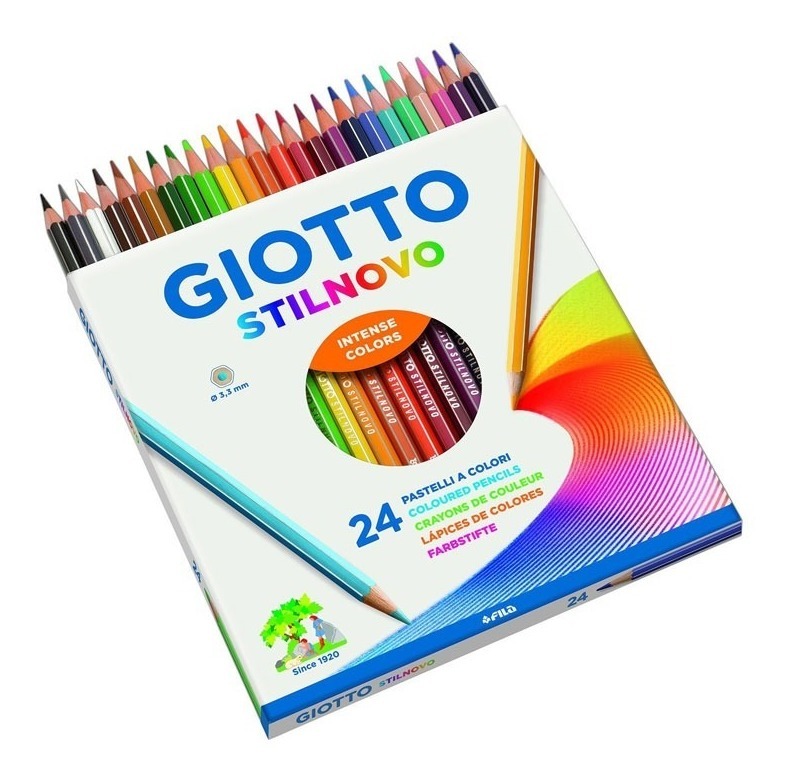Lapices giotto stilnovo x 24 colores