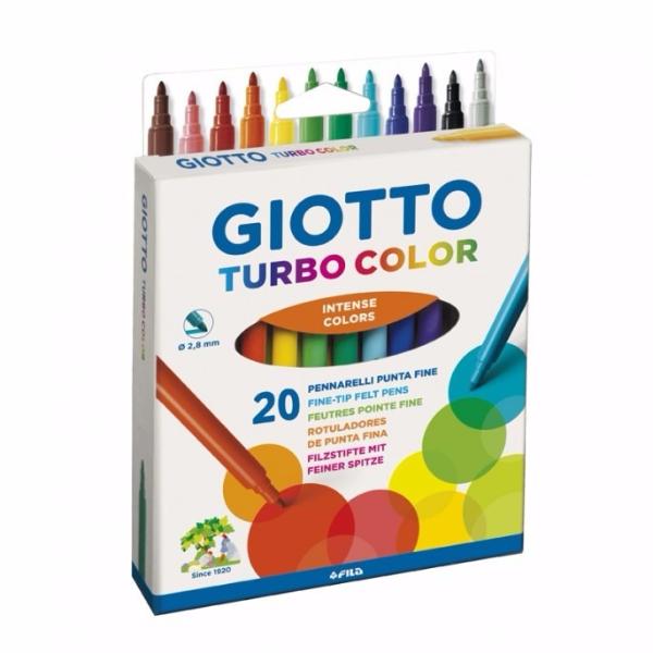 Marcadores giotto turbo maxi x 20
