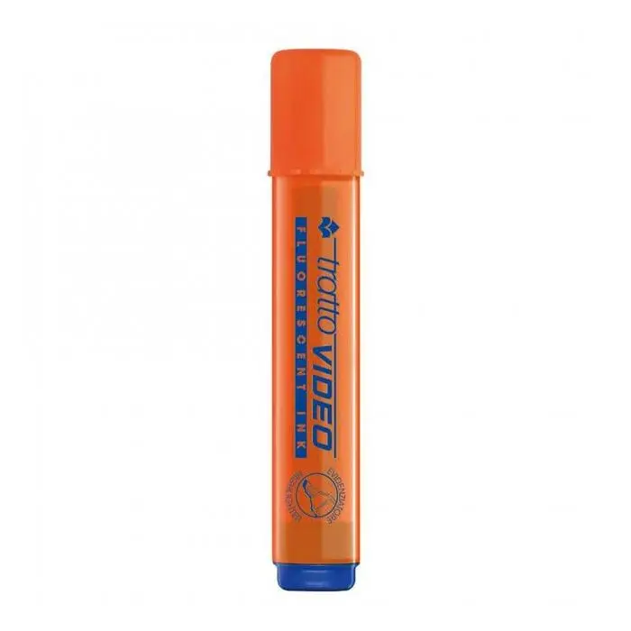 Marcador tratto destacador video naranja