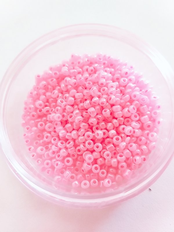 Mostacillas rosa x250grs
