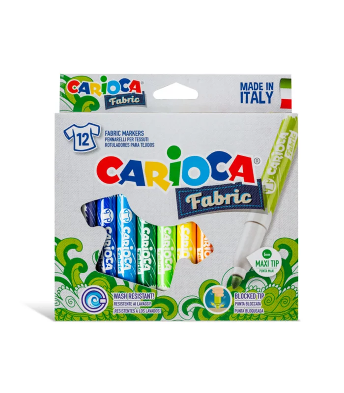Marcadores carioca para tela x12