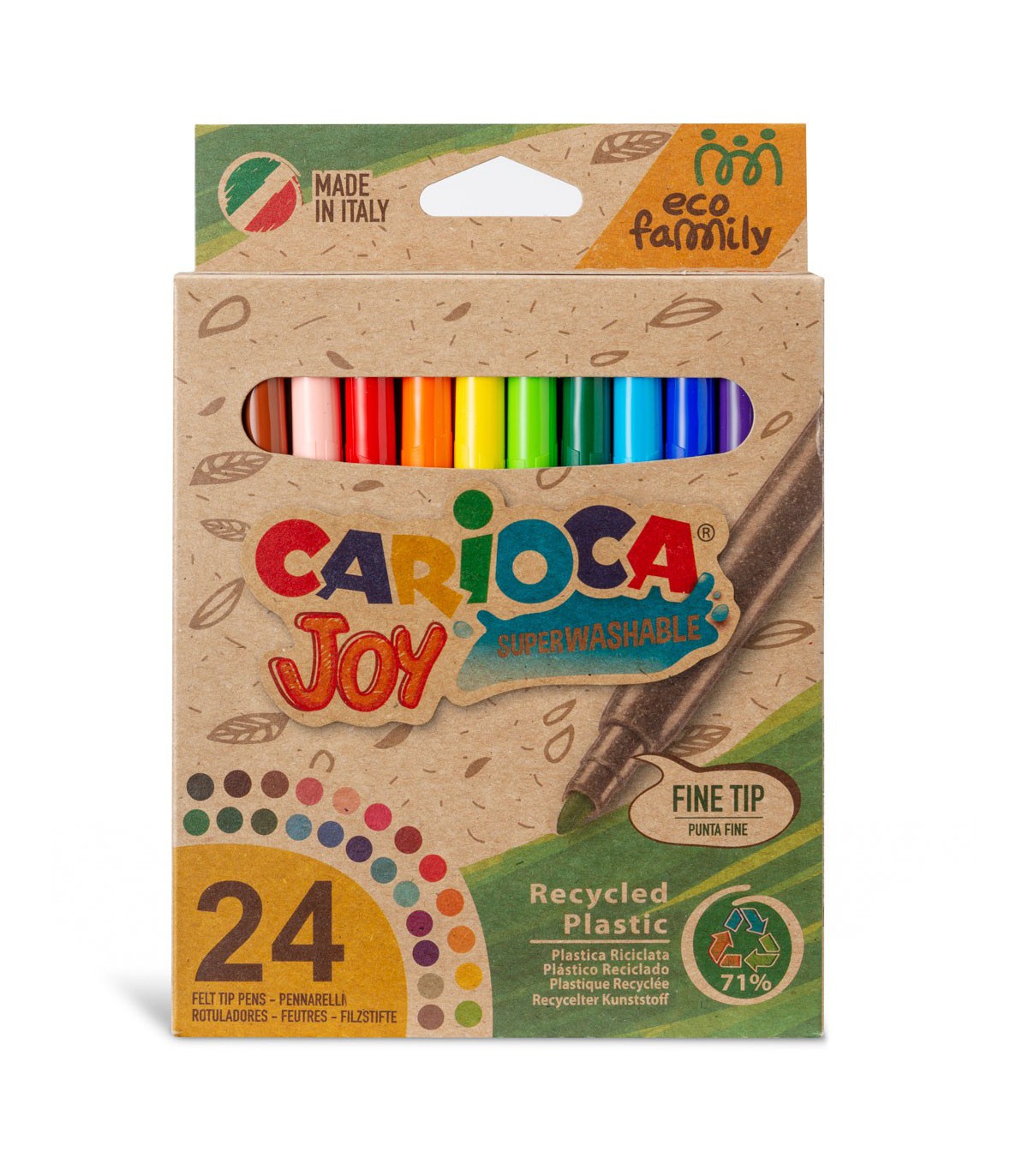 Marcadores carioca x 24 joy ecofamily