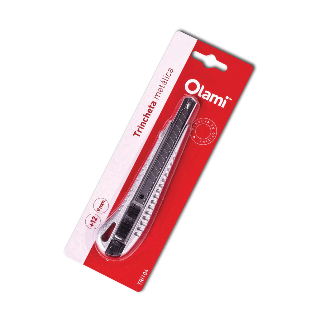 Cutter olami metalico 9mm tri104