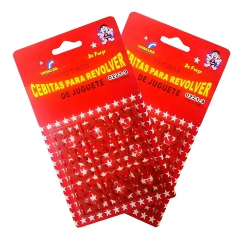 Cebitas para revolver de juguete 72 tiros