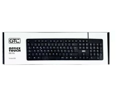 Teclado gtc office touch kbg-204 v2.0