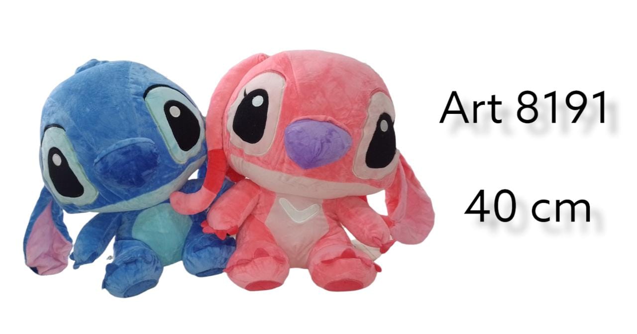Peluche stich o angel  40cm 