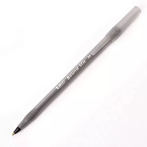 Lapicera bic negra round stic m 
