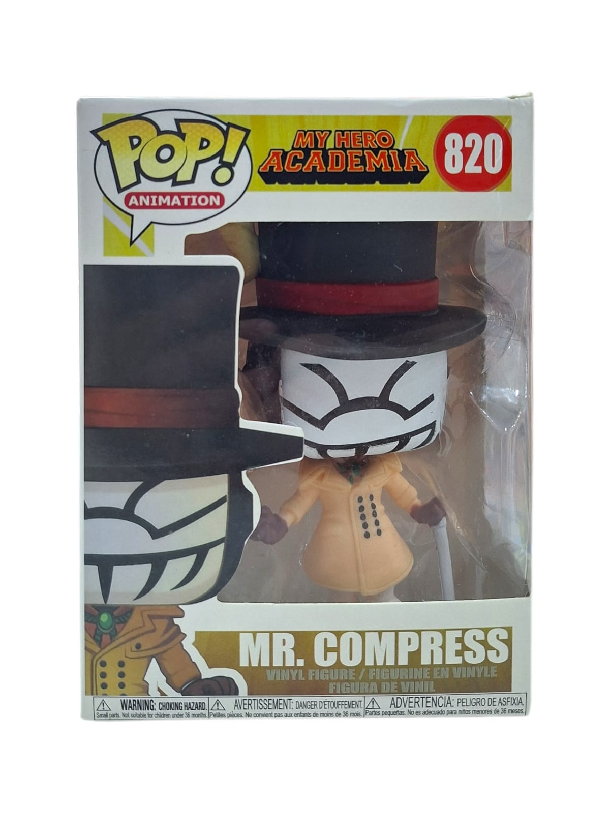 MuÑeco pop my hero academy mr. compresss