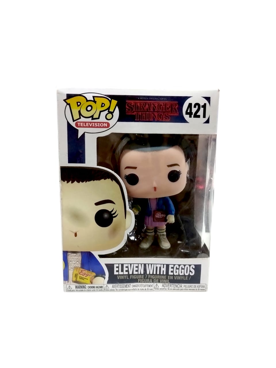 MuÑeco pop stranger things  eleven with eggos