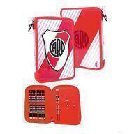 Cartuchera cresko 1 piso river con utiles