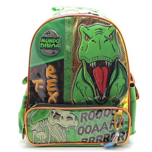Mochila cresko espalda 16" mundo dinos
