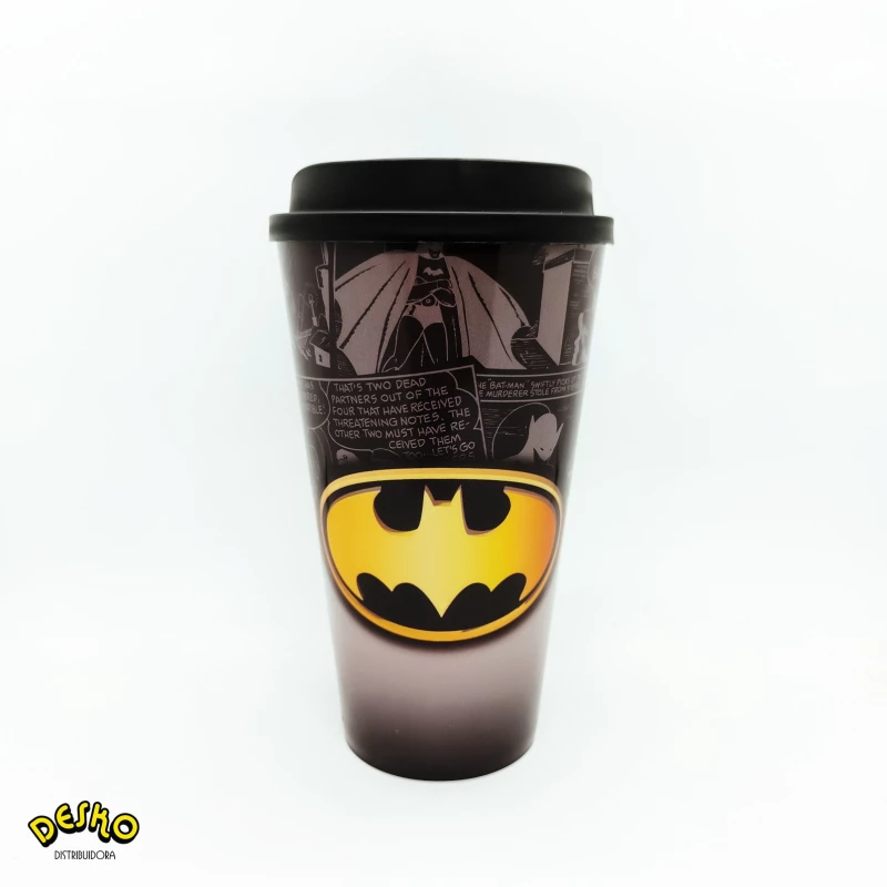 Vaso plastico dc: batman