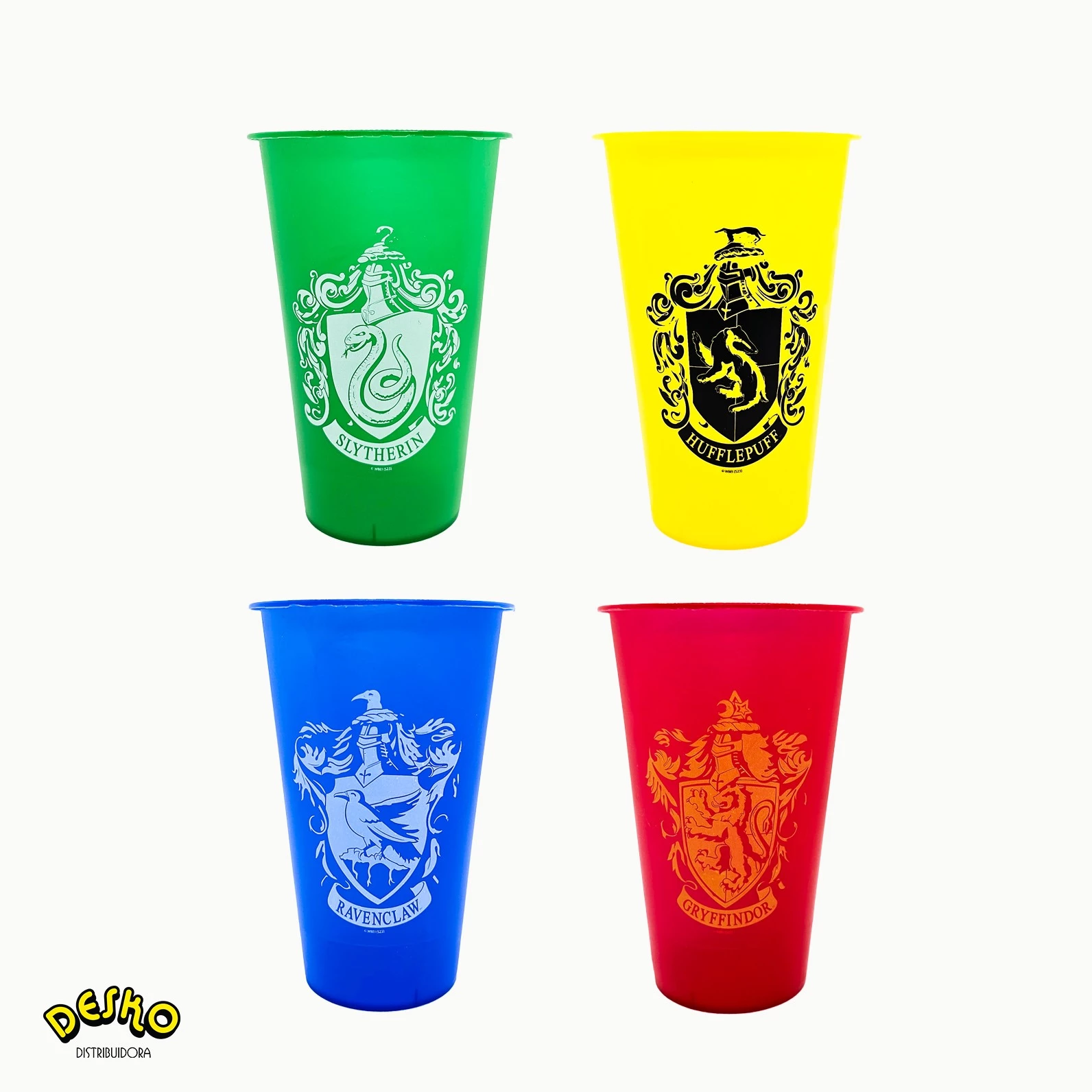 Set de vasos plasticos harry potter