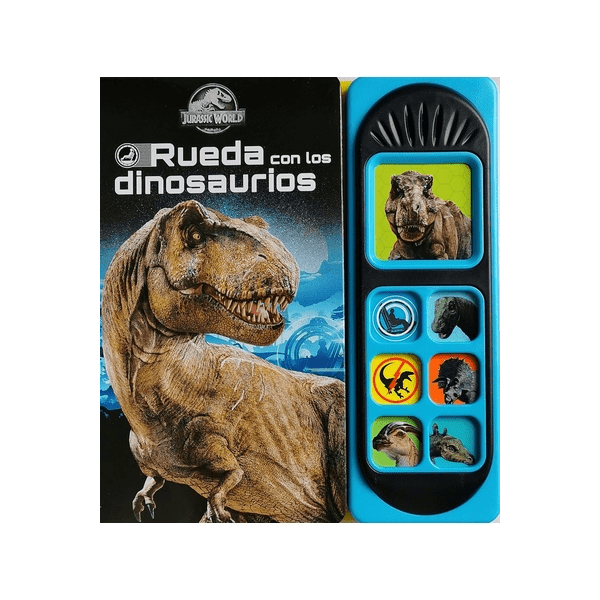 Libro "pianito" rueda con los dinosaurios