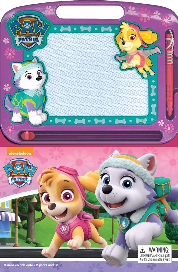 Libro con pizarra: paw patrol
