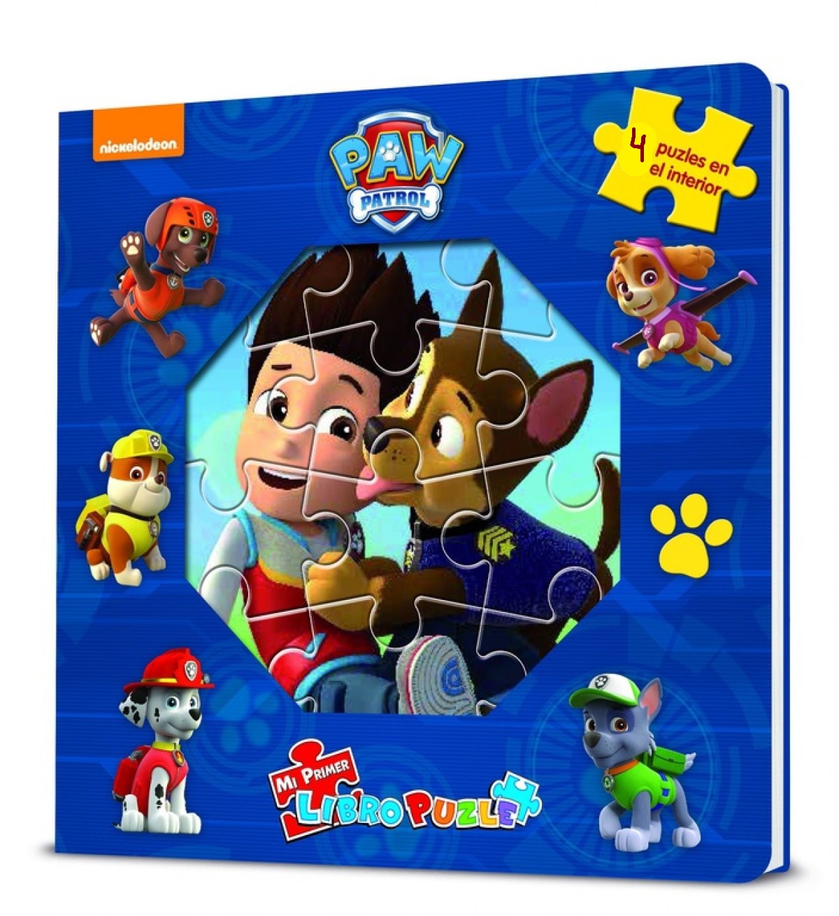 Mi primer libro con rompecabezas: paw patrol