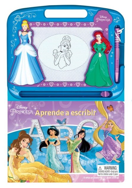 Libro con pizarra: princesas